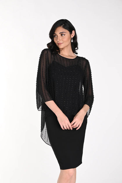 Frank Lyman Metallic Top 204252