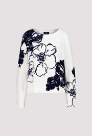 MONARI - Floral Print Knitted Jumper - 409475