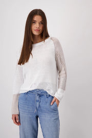 MONARI - Colour Block Knitted Jumper - 409302