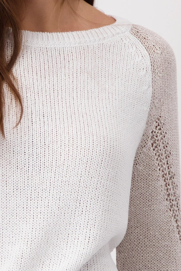 MONARI - Colour Block Knitted Jumper - 409302