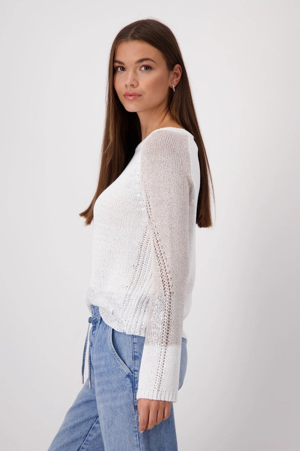 MONARI - Colour Block Knitted Jumper - 409302