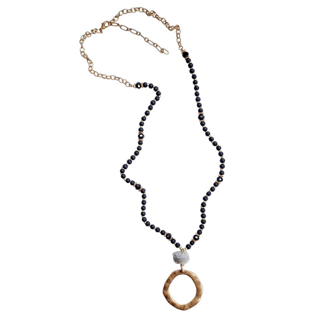 ZODA - Nicolette Necklace Black - 1901-01-9NBLACK