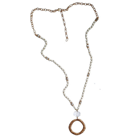 ZODA - Nicolette Necklace Cream - 1901-01-9NCREAM