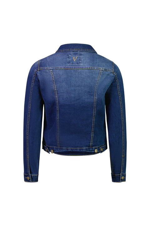VASSALLI - Denim Jacket in Blue Wash - 2017A