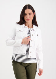 VASSALLI - Denim Jacket in White - 2017P