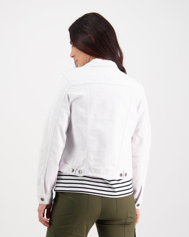 VASSALLI - Denim Jacket in White - 2017P