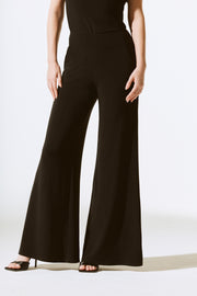 JOSEPH RIBKOFF - Black Wide-Leg Pant - 221340S25