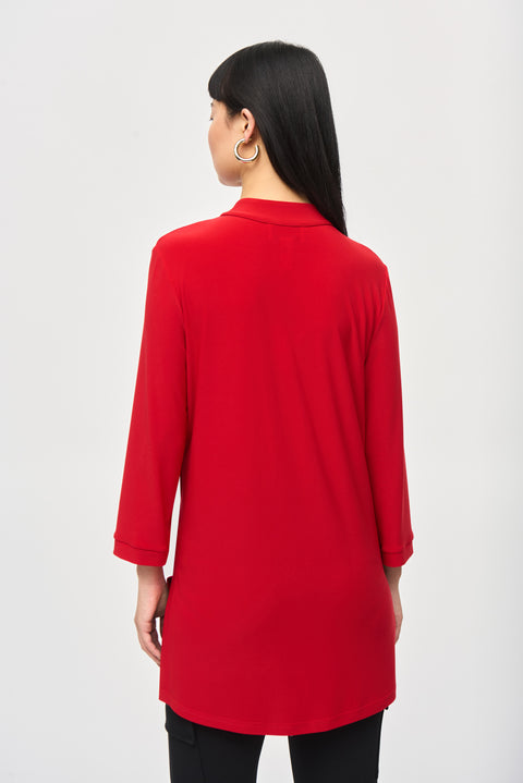 JOSEPH RIBKOFF - Silky Knit Trapeze Tunic - 243187