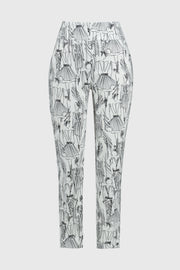 JOSEPH RIBKOFF - Millennium Conversational Print Slim Fit Pants - 251002