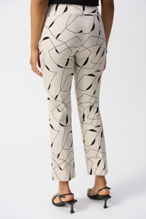 JOSEPH RIBKOFF - Millennium Geometric Print Straight Pants - 251219