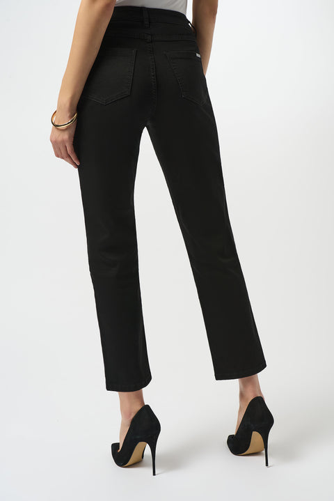 JOSEPH RIBKOFF - Black Gia Classic Slim Fit Stretch Jeans - 251966B25