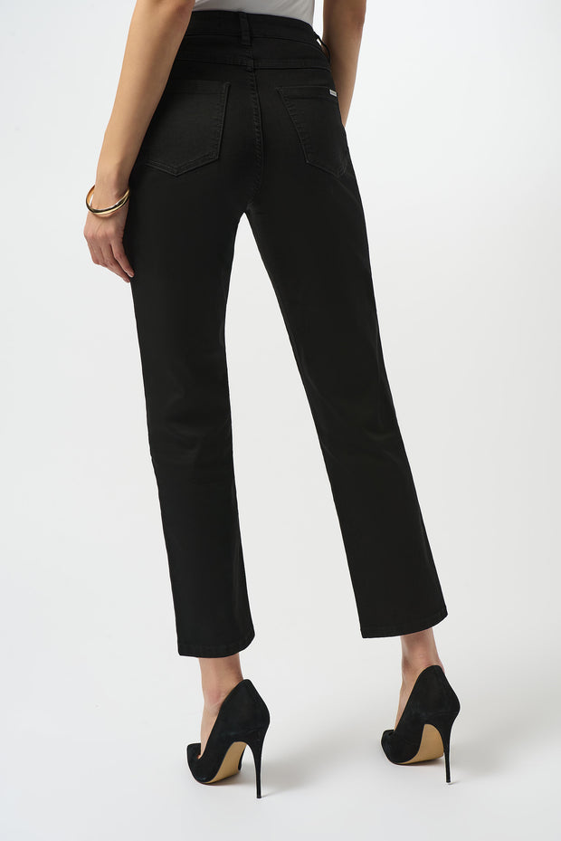 JOSEPH RIBKOFF - Black Gia Classic Slim Fit Stretch Jeans - 251966B25