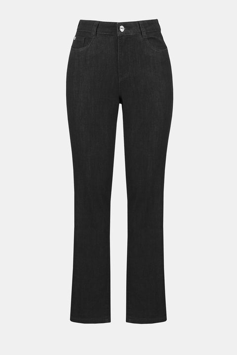 JOSEPH RIBKOFF - Black Gia Classic Slim Fit Stretch Jeans - 251966B25