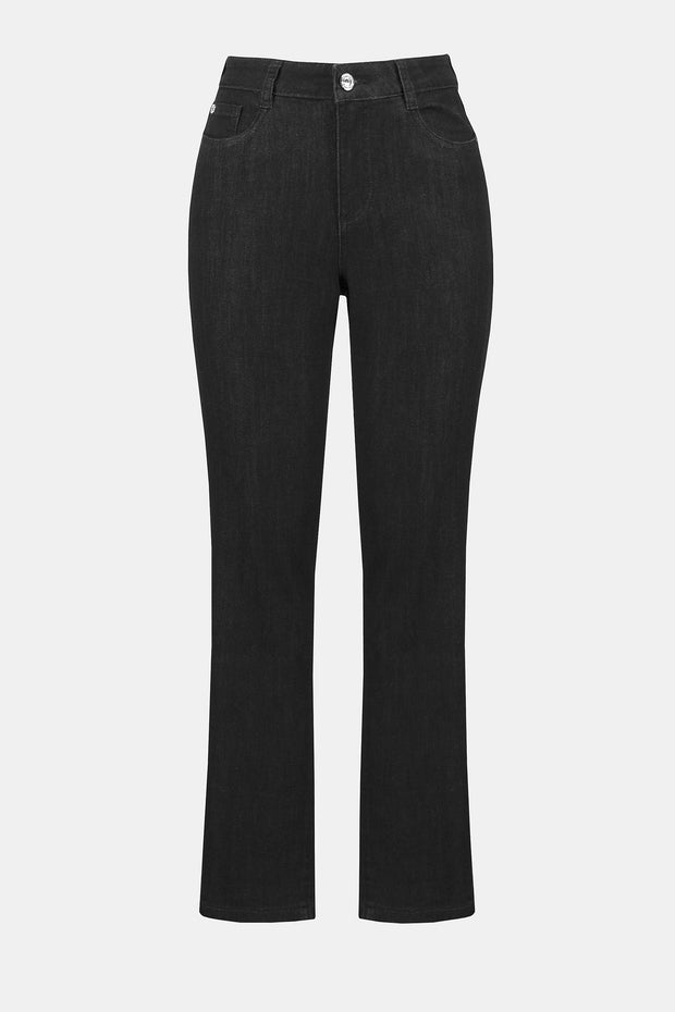 JOSEPH RIBKOFF - Black Gia Classic Slim Fit Stretch Jeans - 251966B25