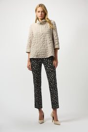 JOSEPH RIBKOFF - Millennium Abstract Print Straight Pull-On Pants - 253097
