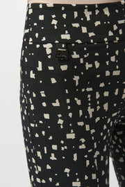 JOSEPH RIBKOFF - Millennium Abstract Print Straight Pull-On Pants - 253097
