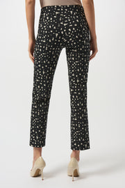 JOSEPH RIBKOFF - Millennium Abstract Print Straight Pull-On Pants - 253097