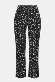 JOSEPH RIBKOFF - Millennium Abstract Print Straight Pull-On Pants - 253097