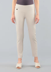 LISETTE L - Stone Jupiter Fabric 28" Ankle Pant - 260-01