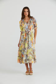 LANIA - Monarch Print Dress - 3660