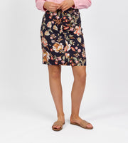 VASSALLI - Freya Printed Lightweight Skirt with Centre Back Vent - 372AV