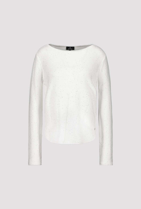 MONARI - Off White Round Neck Pullover - 408423