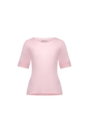 VASSALLI - Light Pink Boat Neck Top - 4262