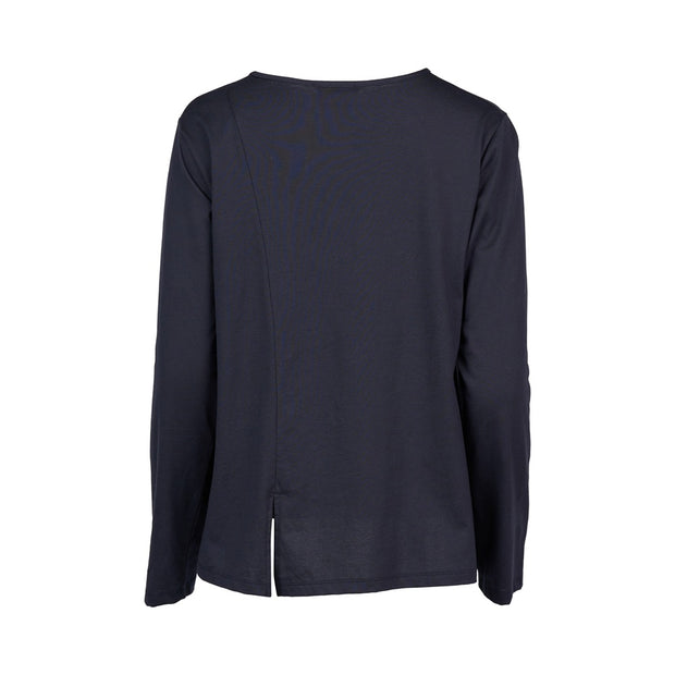 VASSALLI - Ink Swing Top with Off Centre Split Detail - 4477