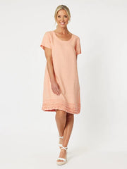 GORDON SMITH - Mandarine Ruffle Hem Dress - 46000