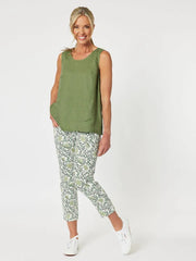 GORDON SMITH - Leaf Print Pant - 46012