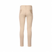 VASSALLI - Oat Denim Skinny Leg Full Length Basket Weave Pocket Jean - 5535