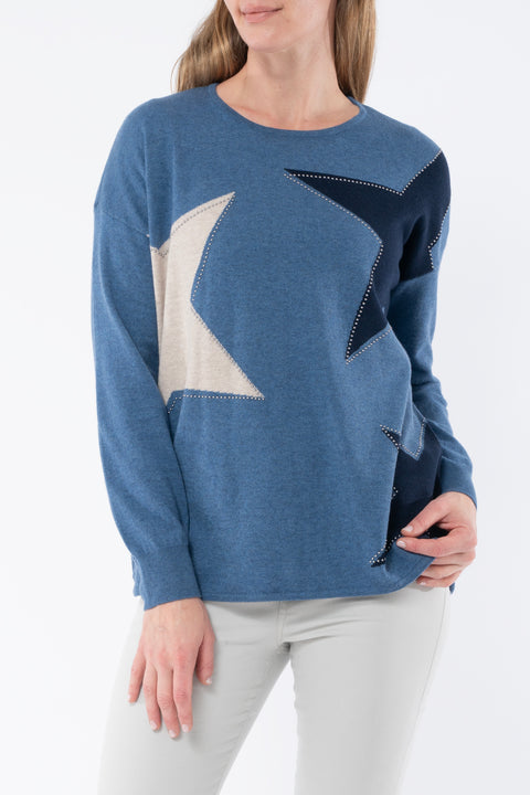 JUMP - Studded Star Pullover - 56611004