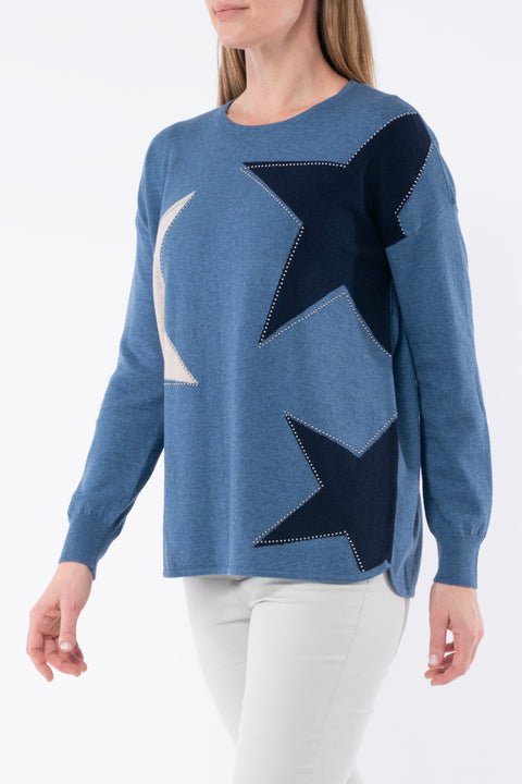 JUMP - Studded Star Pullover - 56611004