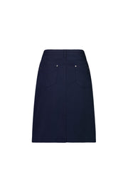 VASSALLI - Navy Lightweight Skirt - 5751LW