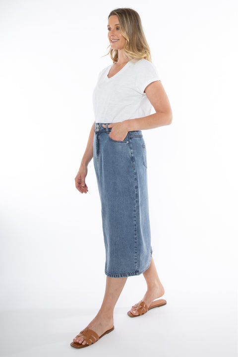 JUMP - Soft Denim Skirt - 576J6130A