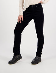 VASSALLI - Midnight Narrow Leg Full Length Cord Pant with Fly - 5910M