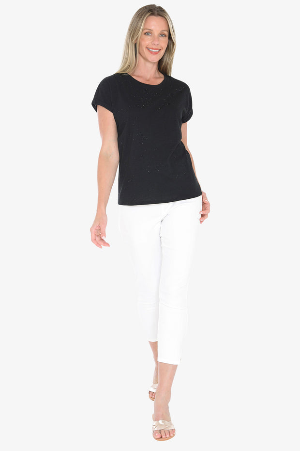 JUMP - Black Diamante Tee - 59612006A