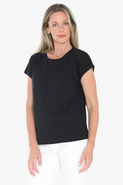 JUMP - Black Diamante Tee - 59612006A