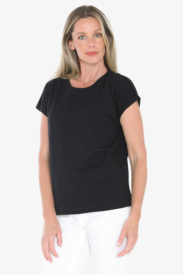 JUMP - Black Diamante Tee - 59612006A