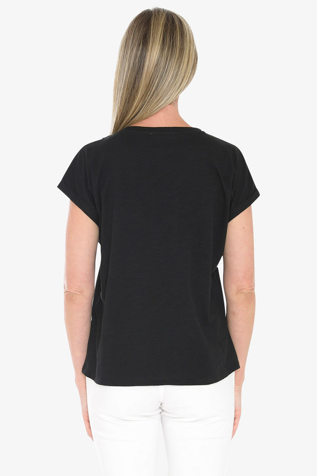 JUMP - Black Diamante Tee - 59612006A