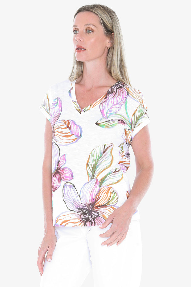 JUMP - Multi Floraline Tee - 59612023A