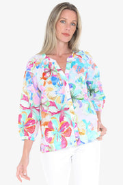 JUMP - Multi Hibiscus Haze Shirt - 596J3040A