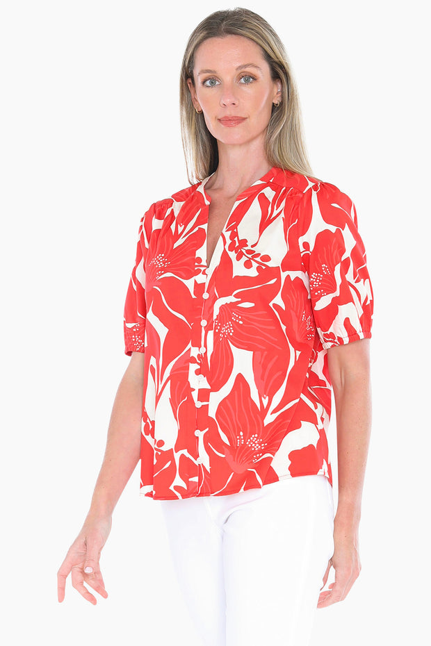 JUMP - Red Lily Mono Top - 596J3046A