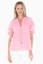 JUMP - Flamingo Ruffle Neck Top - 596J3085A