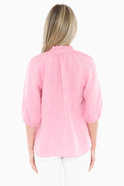 JUMP - Flamingo Ruffle Neck Top - 596J3085A