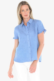 JUMP - Coastal Pigment Ruffle Shirt - 596J3087A
