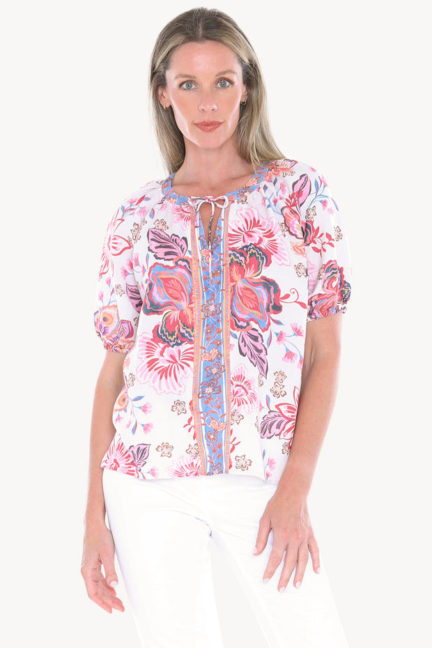 JUMP - Multi Sweet Iris Top - 596J3157A