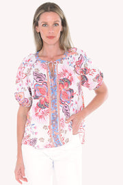 JUMP - Multi Sweet Iris Top - 596J3157A