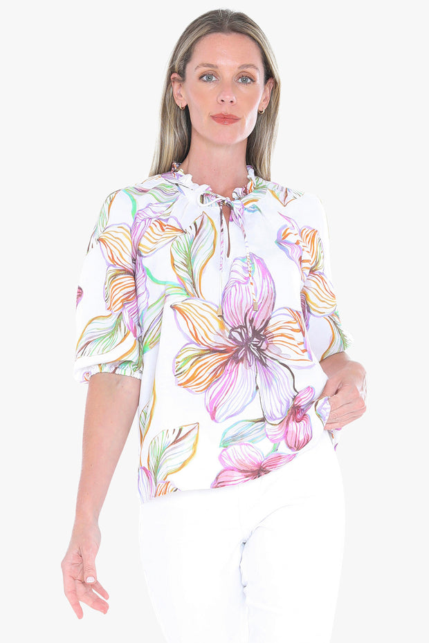 JUMP - Multi Floraline Top - 596J3168A