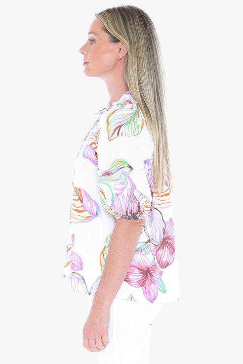 JUMP - Multi Floraline Top - 596J3168A